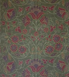 Calder Fabric by Titley and Marr Moss & Claret Calder Fabric by Titley and Marr Moss & Claret