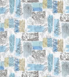 Caldesia Fabric by Harlequin Indigo/Pebble Caldesia Fabric by Harlequin Indigo/Pebble