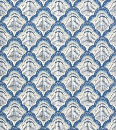 Calico Shell Wallpaper by 1838 Wallcoverings Colbalt Calico Shell Wallpaper by 1838 Wallcoverings Colbalt