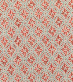 Calissons Fabric by Marvic Coral Calissons Fabric by Marvic Coral