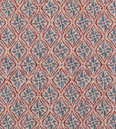 Calissons Fabric by Marvic Indigo Calissons Fabric by Marvic Indigo
