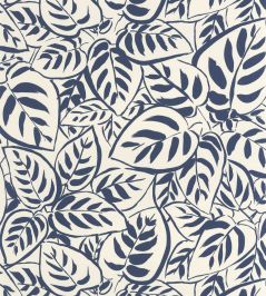 Caluna Wallpaper by Caselio Bleu nuit Caluna Wallpaper by Caselio Bleu nuit