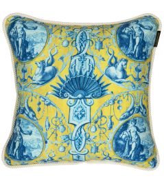 Calypso Cushion 50 x 50cm by MINDTHEGAP Yellow Calypso Cushion 50 x 50cm by MINDTHEGAP Yellow