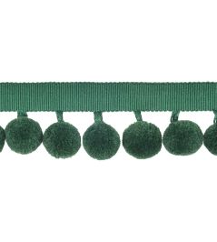Calypso Solid Bobble Fringe 47mm Trimming by Houles Sapin Calypso Solid Bobble Fringe 47mm Trimming by Houles Sapin