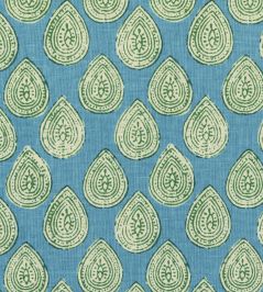 Camber Fabric by Baker Lifestyle Blue / Green Camber Fabric by Baker Lifestyle Blue / Green