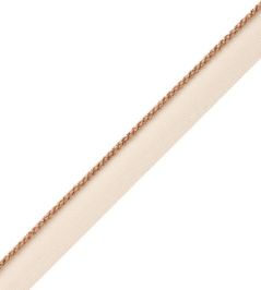 Cambridge Metallic Cord With Tape Trimming by Samuel & Sons Rose Gold Cambridge Metallic Cord With Tape Trimming by Samuel & Sons Rose Gold