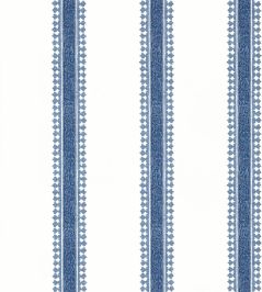 Cambridge Stripe Wallpaper by Thibaut Blue Cambridge Stripe Wallpaper by Thibaut Blue