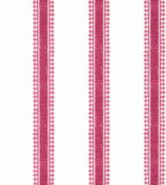 Cambridge Stripe Wallpaper by Thibaut Raspberry Cambridge Stripe Wallpaper by Thibaut Raspberry