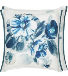 Camellia Cushion 50 x 50cm by Designers Guild Indigo Camellia Cushion 50 x 50cm by Designers Guild Indigo
