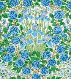 Campanula Fabric by Morris & Co Peacock/Opal Campanula Fabric by Morris & Co Peacock/Opal