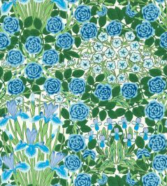 Campanula Wallpaper by Morris & Co Peacock/Opal Campanula Wallpaper by Morris & Co Peacock/Opal
