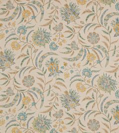 Campion Fabric by Colefax and Fowler Blue/Gold Campion Fabric by Colefax and Fowler Blue/Gold