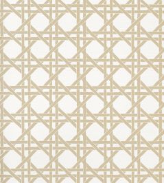 Canary Trellis Wallpaper by Thibaut Beige Canary Trellis Wallpaper by Thibaut Beige