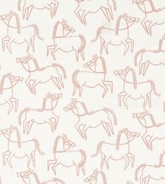 Canter Print Fabric by Scion Dawn Pink Canter Print Fabric by Scion Dawn Pink