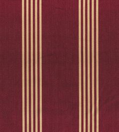 Canvas Stripe Fabric by Ian Mankin Antique Claret Canvas Stripe Fabric by Ian Mankin Antique Claret