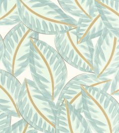 Caracas Wallpaper by Caselio Vert Deau Or Caracas Wallpaper by Caselio Vert Deau Or