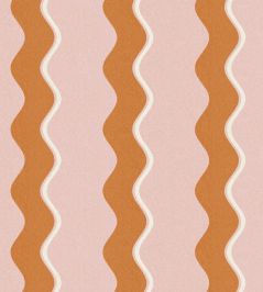 Cari Wave Wallpaper by Woodchip & Magnolia Gorse/Pink Cloud Cari Wave Wallpaper by Woodchip & Magnolia Gorse/Pink Cloud