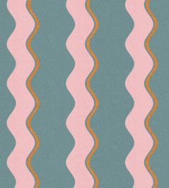 Cari Wave Wallpaper by Woodchip & Magnolia Marine Blue Cari Wave Wallpaper by Woodchip & Magnolia Marine Blue