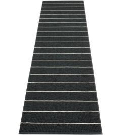 Carl Runner Rug by Pappelina Black/Charcoal Carl Runner Rug by Pappelina Black/Charcoal
