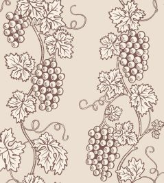 Carla Wallpaper by Sandberg Burgundy Carla Wallpaper by Sandberg Burgundy