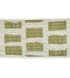 Carlo Jacquard Braid 70mm Trimming by Houles Verde Carlo Jacquard Braid 70mm Trimming by Houles Verde