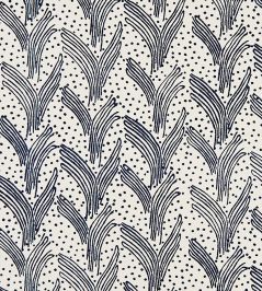 Carnac Fabric by Christopher Farr Cloth Dark Indigo Carnac Fabric by Christopher Farr Cloth Dark Indigo