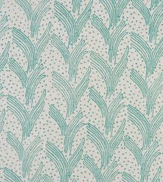 Carnac Fabric by Christopher Farr Cloth Turquoise Carnac Fabric by Christopher Farr Cloth Turquoise