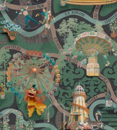 Carnival Map Wallpaper by Brand McKenzie Jade Carnival Map Wallpaper by Brand McKenzie Jade