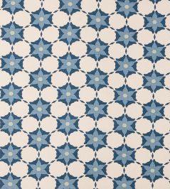 Carolina Fabric by Vanderhurd Azul Claro/Moonstone Carolina Fabric by Vanderhurd Azul Claro/Moonstone