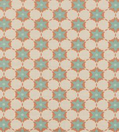 Carolina Fabric by Vanderhurd Celeste/Natural Carolina Fabric by Vanderhurd Celeste/Natural