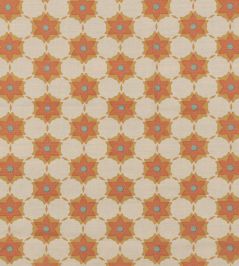 Carolina Fabric by Vanderhurd Day Lily/Natural Carolina Fabric by Vanderhurd Day Lily/Natural