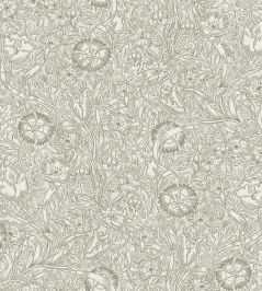 Caroline Wallpaper by Sandberg Moss Green Caroline Wallpaper by Sandberg Moss Green