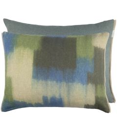 Carres Ombres Cushion 45 x 60cm by Designers Guild Moss Carres Ombres Cushion 45 x 60cm by Designers Guild Moss