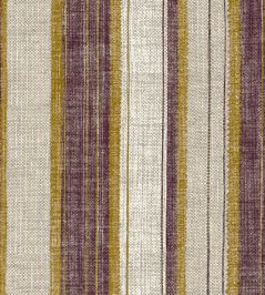 Carskiey Broad Stripe Wallpaper by Fermoie Aubergine/Yellow Carskiey Broad Stripe Wallpaper by Fermoie Aubergine/Yellow