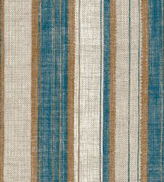 Carskiey Broad Stripe Wallpaper by Fermoie Blue/Brown Carskiey Broad Stripe Wallpaper by Fermoie Blue/Brown