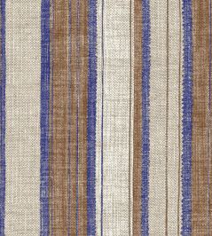 Carskiey Broad Stripe Wallpaper by Fermoie Brown/Cobalt Carskiey Broad Stripe Wallpaper by Fermoie Brown/Cobalt