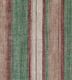 Carskiey Broad Stripe Fabric by Fermoie Green/Brown Carskiey Broad Stripe Fabric by Fermoie Green/Brown