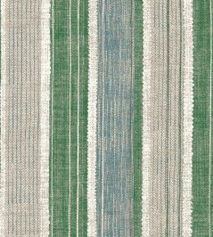 Carskiey Broad Stripe Wallpaper by Fermoie Green/White Carskiey Broad Stripe Wallpaper by Fermoie Green/White