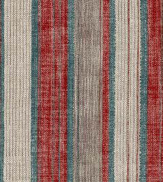 Carskiey Broad Stripe Wallpaper by Fermoie Red/Teal Carskiey Broad Stripe Wallpaper by Fermoie Red/Teal