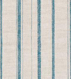 Carskiey Single Stripe Fabric by Fermoie Blue Carskiey Single Stripe Fabric by Fermoie Blue