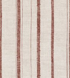 Carskiey Single Stripe Fabric by Fermoie Brown Carskiey Single Stripe Fabric by Fermoie Brown