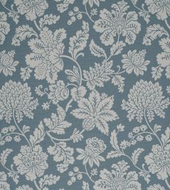 Cartouche Fabric by James Hare Victoria Blue Cartouche Fabric by James Hare Victoria Blue