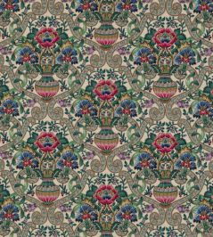 Cascacs Fabric by Sanderson Biscuit/Leaf Green Cascacs Fabric by Sanderson Biscuit/Leaf Green