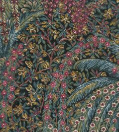 Cascade Jacquard Fabric by Cole & Son Teal & Viridian Cascade Jacquard Fabric by Cole & Son Teal & Viridian