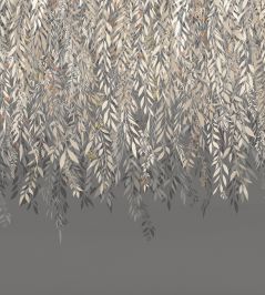 Cascading Willow Mural by Ohpopsi Charcoal Cascading Willow Mural by Ohpopsi Charcoal