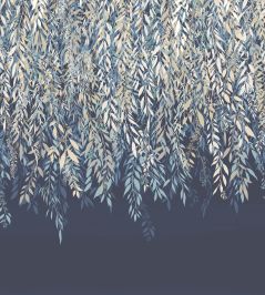 Cascading Willow Mural by Ohpopsi Midnight Cascading Willow Mural by Ohpopsi Midnight