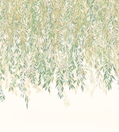 Cascading Willow Mural by Ohpopsi Sage & Ochre Cascading Willow Mural by Ohpopsi Sage & Ochre