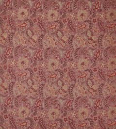 Caserta Paisley Fabric by Zoffany Pale Ruby Caserta Paisley Fabric by Zoffany Pale Ruby