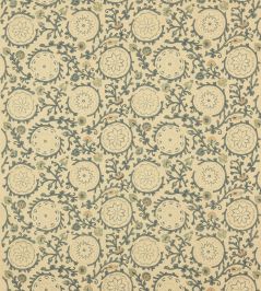 Caspian Fabric by Colefax and Fowler Blue Caspian Fabric by Colefax and Fowler Blue