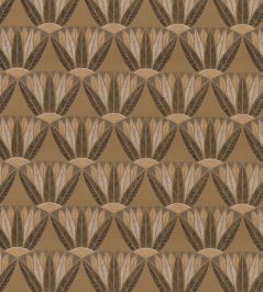 Castalia Wallpaper by Casamance Mordore/Noir Castalia Wallpaper by Casamance Mordore/Noir
